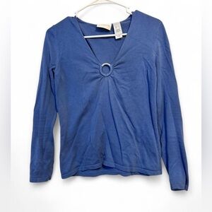 Liz Claiborne Elegant Blue Women's Top